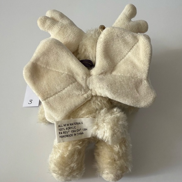 Boyds Bears ~ Set of Three Athena Plush Moose Angel Ornaments - Picture 12 of 13